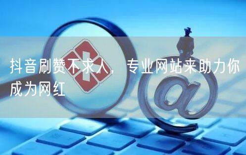 抖音刷赞不求人，专业网站来助力你成为网红