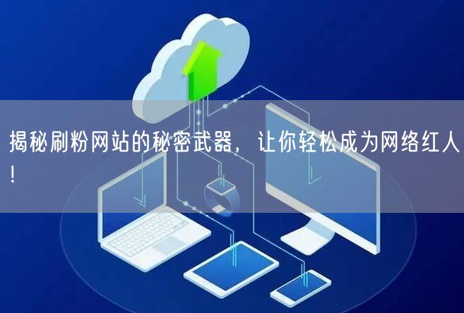 揭秘刷粉网站的秘密武器，让你轻松成为网络红人！
