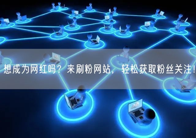 想成为网红吗？来刷粉网站，轻松获取粉丝关注！