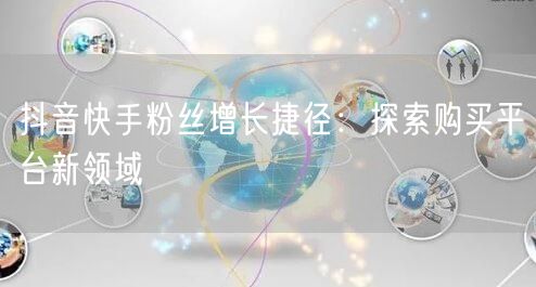 抖音快手粉丝增长捷径：探索购买平台新领域