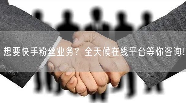 想要快手粉丝业务？全天候在线平台等你咨询！