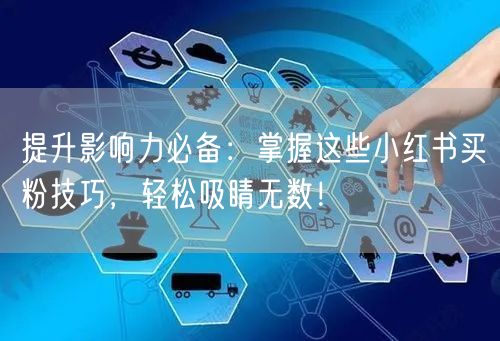提升影响力必备：掌握这些小红书买粉技巧，轻松吸睛无数！