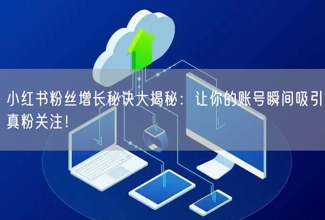 小红书粉丝增长秘诀大揭秘：让你的账号瞬间吸引真粉关注！