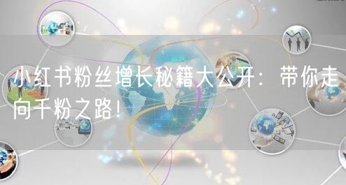 小红书粉丝增长秘籍大公开：带你走向千粉之路！