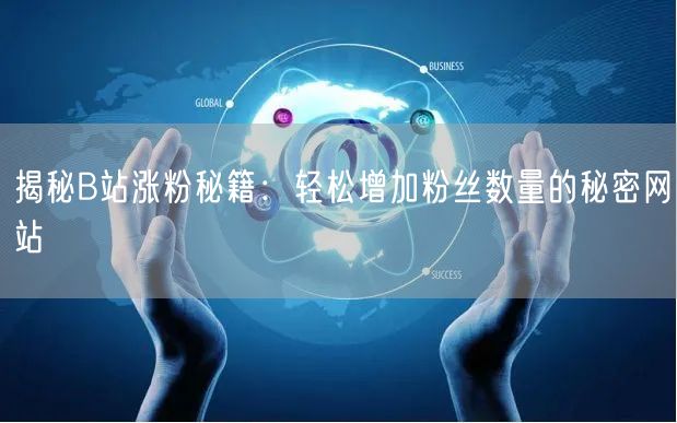 揭秘B站涨粉秘籍：轻松增加粉丝数量的秘密网站