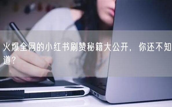 火爆全网的小红书刷赞秘籍大公开，你还不知道？
