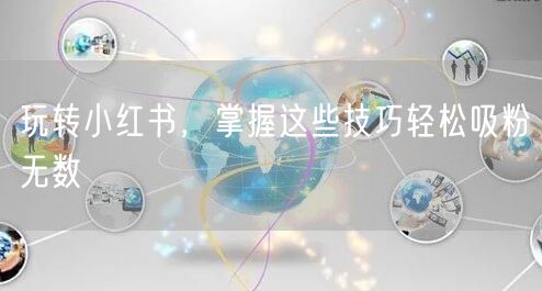 玩转小红书，掌握这些技巧轻松吸粉无数