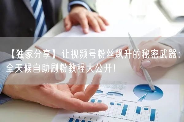 【独家分享】让视频号粉丝飙升的秘密武器：全天候自助刷粉教程大公开！