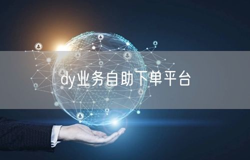 dy业务自助下单平台