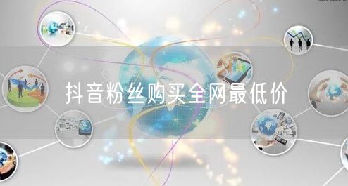 抖音粉丝购买全网最低价