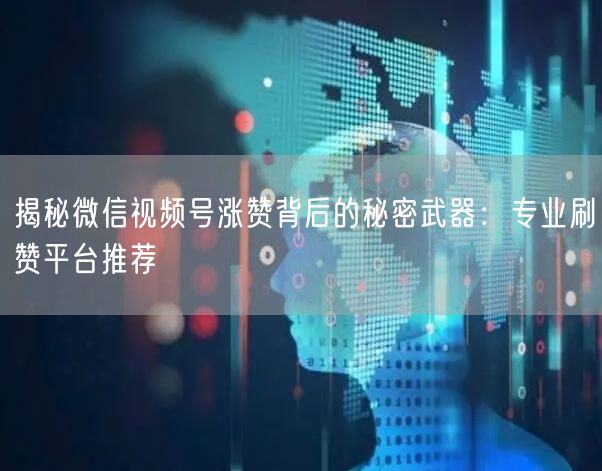 揭秘微信视频号涨赞背后的秘密武器：专业刷赞平台推荐