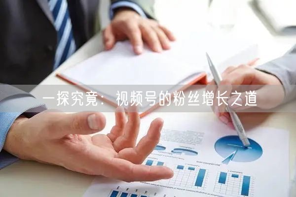 一探究竟：视频号的粉丝增长之道