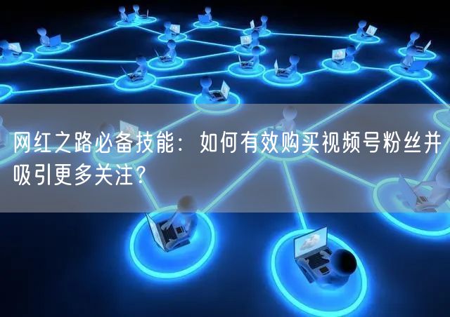 网红之路必备技能：如何有效购买视频号粉丝并吸引更多关注？