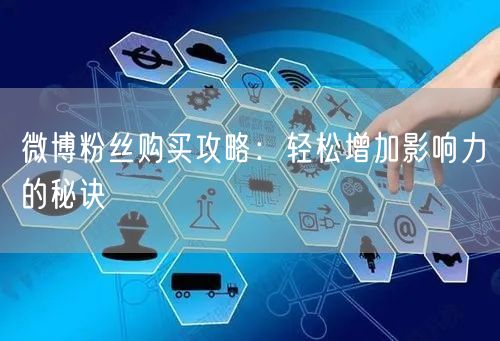 微博粉丝购买攻略：轻松增加影响力的秘诀