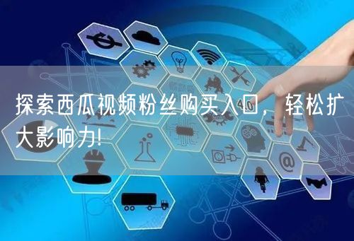 探索西瓜视频粉丝购买入口，轻松扩大影响力!
