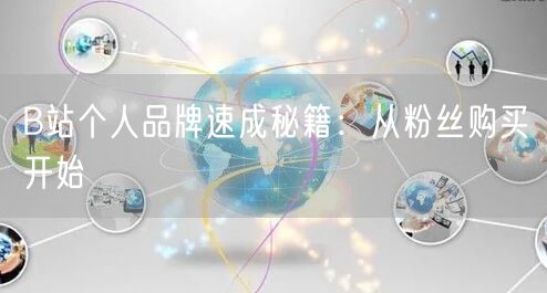 B站个人品牌速成秘籍：从粉丝购买开始