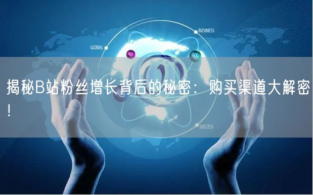 揭秘B站粉丝增长背后的秘密：购买渠道大解密！