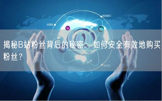 揭秘B站粉丝背后的秘密：如何安全有效地购买粉丝？