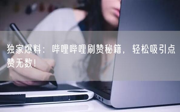 独家爆料：哔哩哔哩刷赞秘籍，轻松吸引点赞无数！