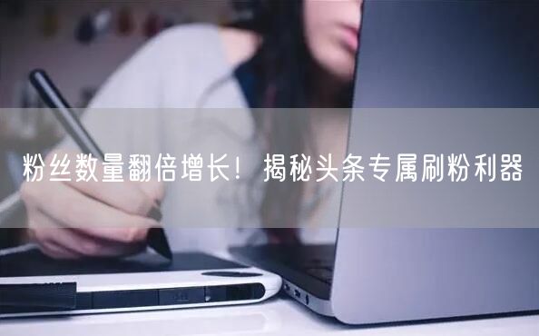 粉丝数量翻倍增长！揭秘头条专属刷粉利器