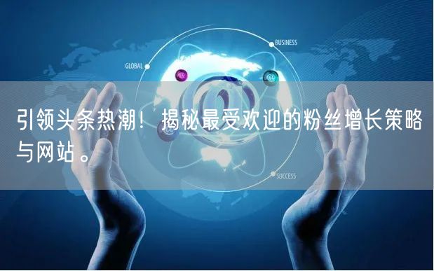 引领头条热潮！揭秘最受欢迎的粉丝增长策略与网站。