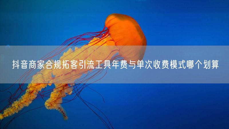 抖音商家合规拓客引流工具年费与单次收费模式哪个划算